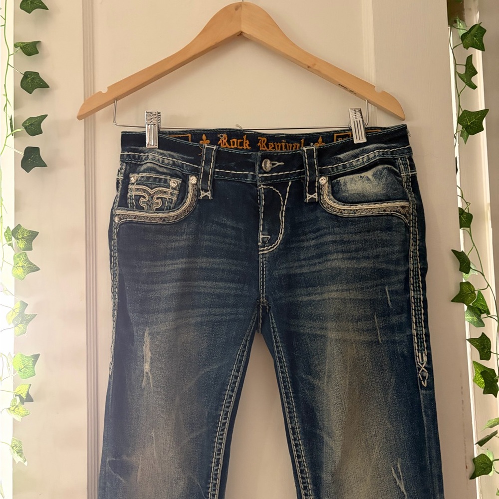 Rock Revival Women's Dark Blue Boot Cut Jeans